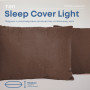 Подушка "SLEEPCOVER LIGHT" 50*70 см (650г) (microfiber) Коричневий 