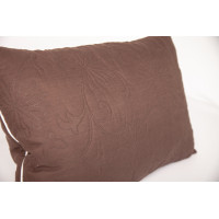 Подушка "SLEEPCOVER LIGHT" 50*70 см (650г) (microfiber) Коричневий