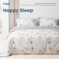Комплект постільної білизни ТЕП "Happy Sleep" Біле цвітіння, 50x70 сімейний Комплект постільної білизни ТЕП "Happy Sleep" Біле цвітіння, 50x70 сімейний
