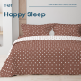 Комплект постільної білизни ТЕП "Happy Sleep" Cappuccino Dots, 50x70 двоспальний 