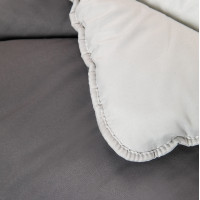 Ковдра "ALASKA" 180*205 см Сіра комбінована