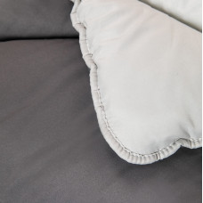 Ковдра "ALASKA" 150*205 см Сіра комбінована