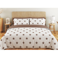 Комплект постільної білизни ТЕП "Soft dreams" Morning Star Cappuccino, 70x70 двоспальний