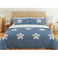 Комплект постільної білизни ТЕП "Soft dreams" Twinkle Stars, 70x70 євро