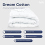 Ковдра "DREAM COLLECTION" COTTON 200*210 см (150г/м2) (microfiber) 