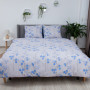 Комплект постільної білизни ТЕП "Soft dreams" Blue Flowers, 70x70 двоспальний 