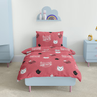 Комплект постільної білизни ТЕП "Soft dreams" Кошенятка (коричневий), 50x70 підлітковий