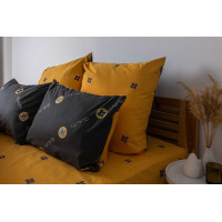 Комплект постільної білизни ТЕП "Soft dreams" Grey and Orange, 70x70 євро Комплект постільної білизни ТЕП "Soft dreams" Grey and Orange, 70x70 євро