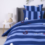 Комплект постільної білизни ТЕП "Soft dreams" Line Blue, 70x70 полуторний купити