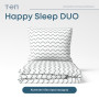 Комплект постільної білизни ТЕП "Happy Sleep Duo" Pearl Dream, 70x70 євро 