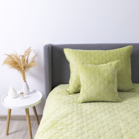 Покривало ТЕП "VELOUR" 180*240 см Салатовий/Ромб прямий Покривало ТЕП "VELOUR" 180*240 см Салатовий/Ромб прямий