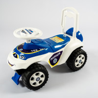 Каталка-толокар DOLONI Автошка музична біло-синя (00142/11UA)