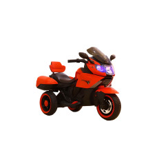 Дитячий електромобіль Tilly Мотоцикл із звуковими ефектами червоний (T-7224RD)