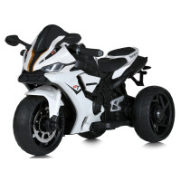 Електромотоцикл Bambi Yamaha R1 акумуляторний біло-чорний (M5823EL-1)
