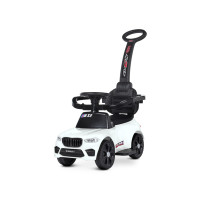 Каталка-толокар BMW X-5 2 в 1 з електродвигуном із світло-звуковими ефектами біла (M4850LR-1)