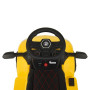 Каталка толокар Bambi Електромобіль зі звуковими ефектами 2в1 жовтий (M3591L-6)