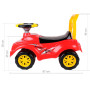 Каталка толокар ТехноК Автомобіль для прогулянок музичний червоний (TH6665)