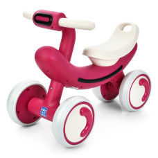 Каталка - толокар із світло-звуковими ефектами чотириколісна рожева (M6239E-8)