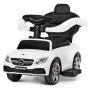 Каталка толокар Bambi Автомобіль зі звуковими ефектами білий (639-1)
