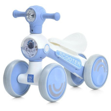 Каталка толокар мотоцикл 4 колеса звукові світлові ефекти (M5729-12)