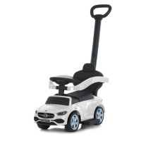 Каталка толокар Mercedes 2 в 1 із звуковими ефектами, батьківською ручкою та захисним бортом (668L-1)