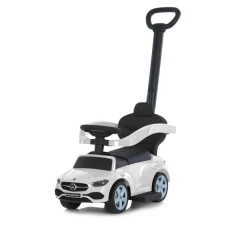 Каталка толокар Mercedes 2 в 1 із звуковими ефектами, батьківською ручкою та захисним бортом (668L-1)