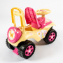 Каталка-толокар DOLONI Автошка музична жовто-рожева (00142/07UA)