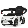 Каталка-толокар 2 в 1 акумуляторна із світло-звуковими ефектами 6V 5Ah біла (M3591L-1)