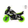Толокар ТехноК мотоцикл чорно-салатовий із звуковими ефектами 71 см (TH5774)