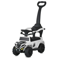 Каталка толокар 2 в 1 із музичними ефектами з батьківською ручкою та захисним бортом (M5805EL-1)