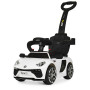 Каталка-толокар 2 в 1 акумуляторна із світло-звуковими ефектами 6V 5Ah біла (M3591L-1)