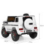 Електромобіль Mercedes G-Wagen на дистанційному керуваннні білий (M4180EBLR-1)