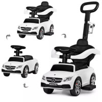 Каталка толокар Bambi Автомобіль зі звуковими ефектами білий (639-1)