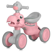 Каталка-толокар Динзаврик із світлозвуковими ефектами рожевий (M6025E-8)