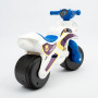 Каталка-толокар DOLONI Мотоцикл Поліцейський байк біло-синій (0138/510)