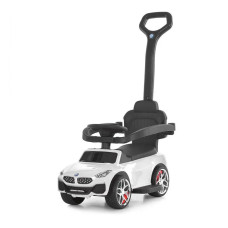 Каталка-толокар BMW 2 в 1 із світло-звуковими ефектами Bluetooth білий (M6253EL-1)