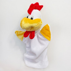 М'яка іграшка Попелюшка Рукавичка для цукерок Півник Петя 37см (ZL605)