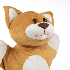 М'яка іграшка Попелюшка Рукавичка для цукерок Кіт Мурчик 32см (ZL445)