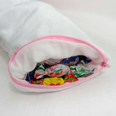 М'яка іграшка Попелюшка Рукавичка для цукерок Заєць Сніжок 40см білий (ZL4471)