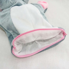 М'яка іграшка Попелюшка Рукавичка для цукерок Заєць Сніжок 40см сірий (ZL4472)