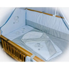 Комплект для дитячого ліжечка Медісон Песики 9пр. бежевий (ДБ035)