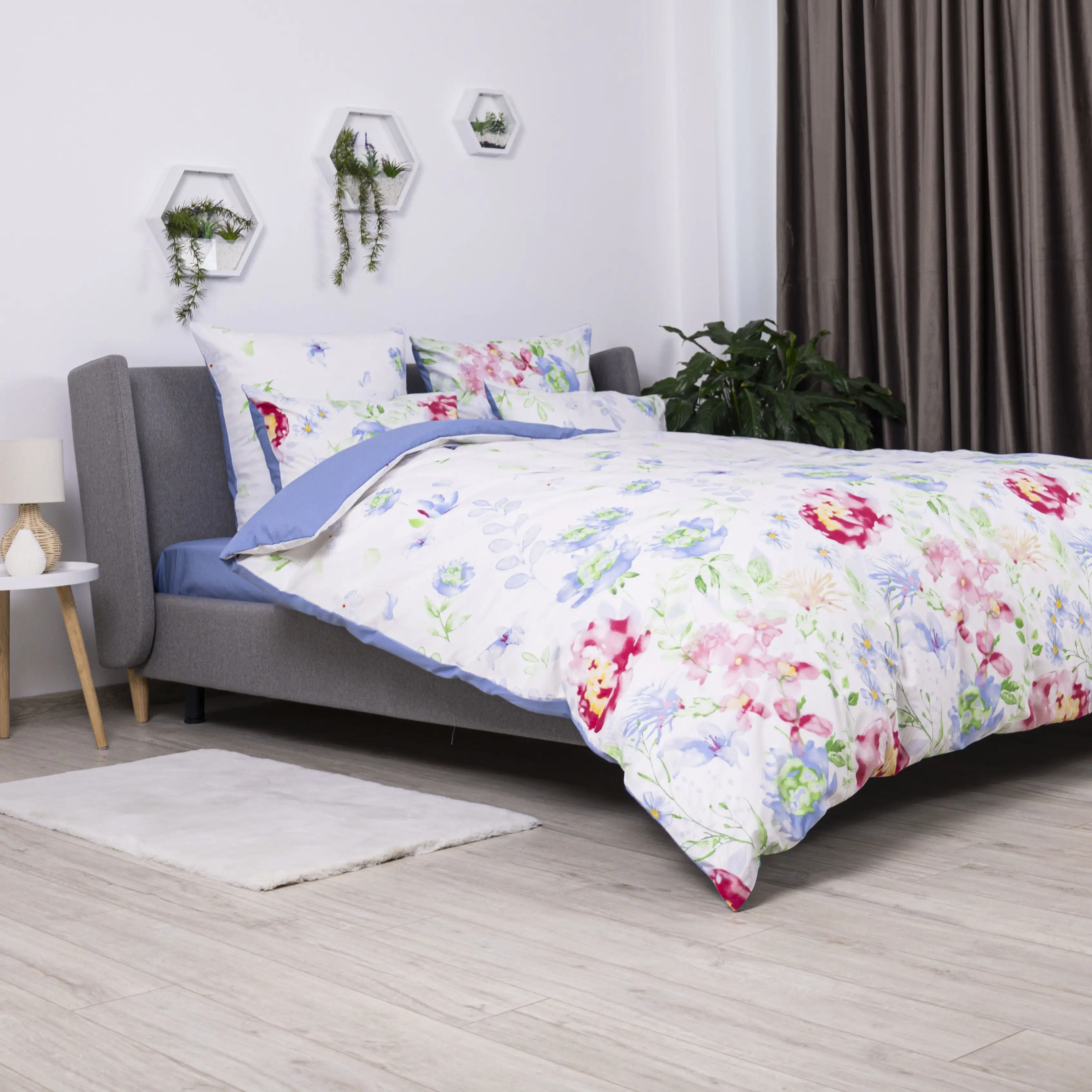 Постільна білизна ТЕП "Soft dreams" Акварельна розкіш, 70x70, євро