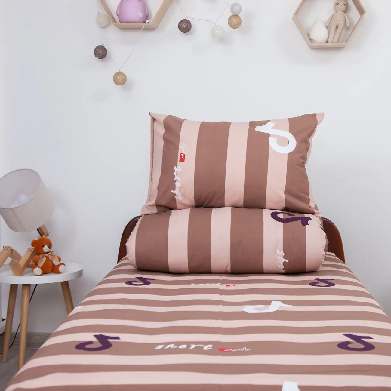 Постільна білизна ТЕП "Soft dreams" Тренди (коричневий), 50x70, підліткова