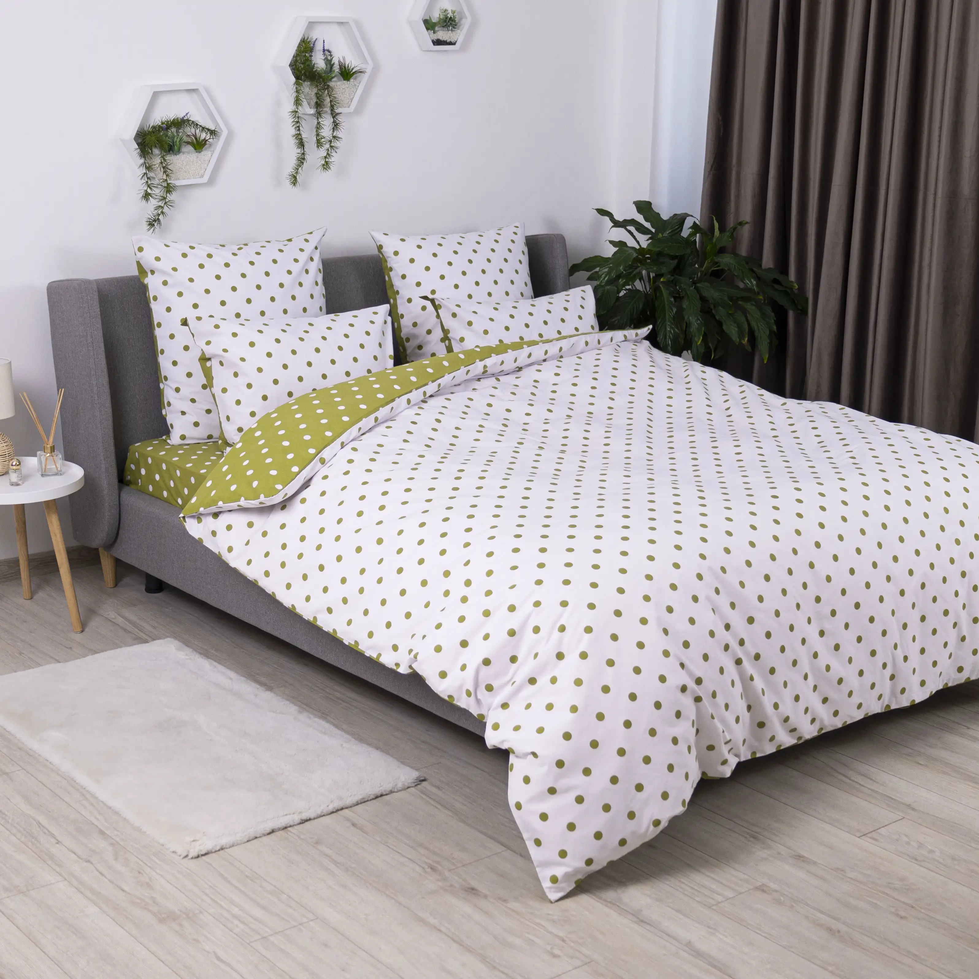 Постільна білизна "ТЕП" Olive Dots, 70x70, сімейна