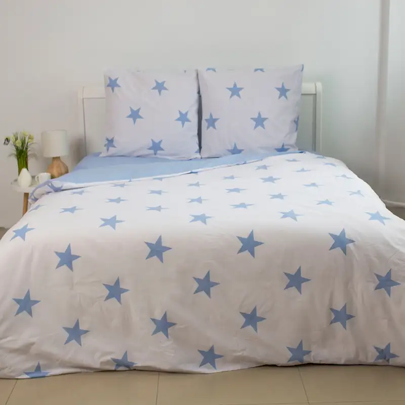 Постільна білизна ТЕП "Soft dreams" Morning Star Blue, 70x70, полуторна