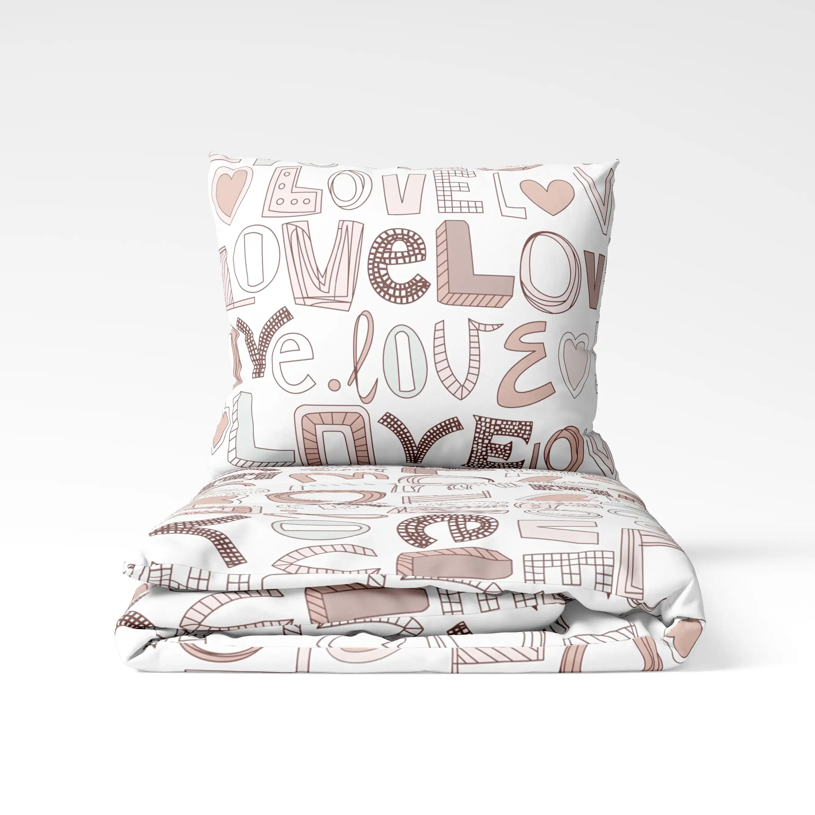 Постільна білизна ТЕП "Happy Sleep" Нотатки кохання, 50x70, євро