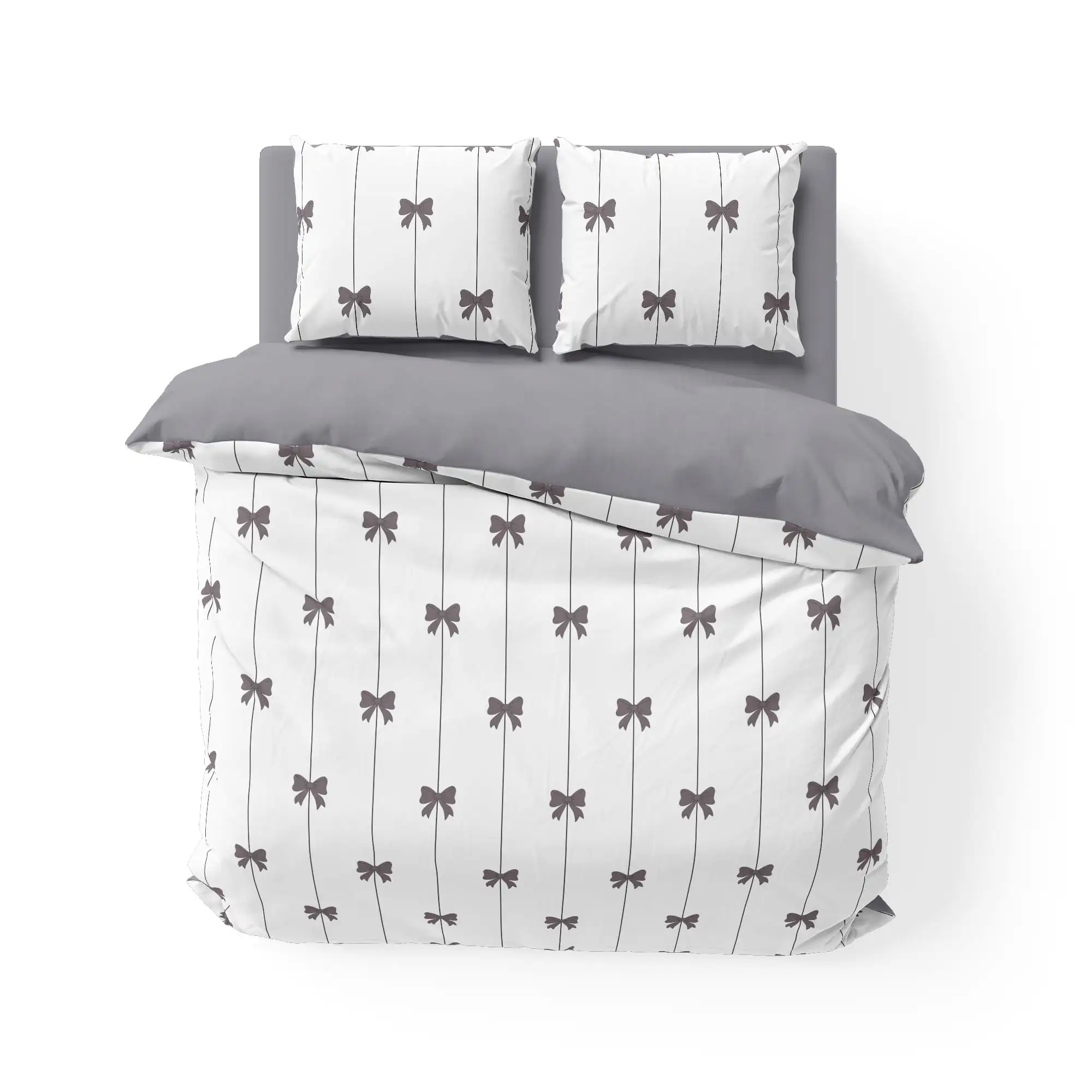 Комплект постільної білизни Melluna Soft Ribbons, двоспальна
