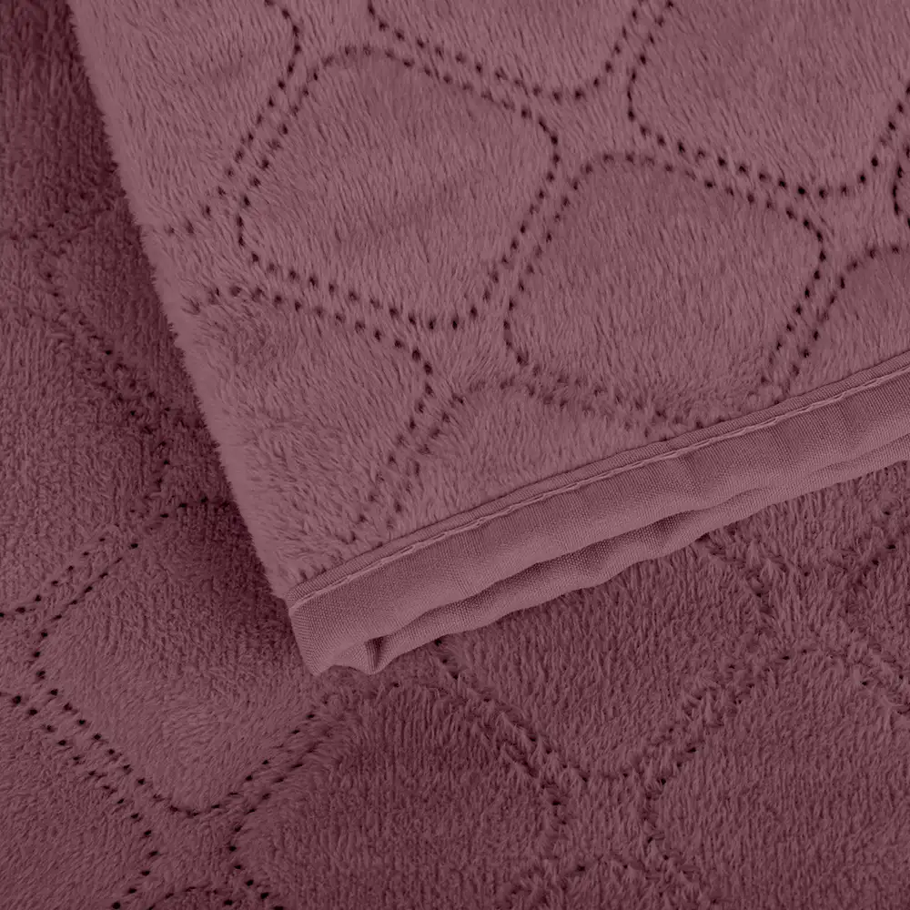 Покривало ТЕП "VELOUR" Mesa rose/Ромб круглий, 150x210